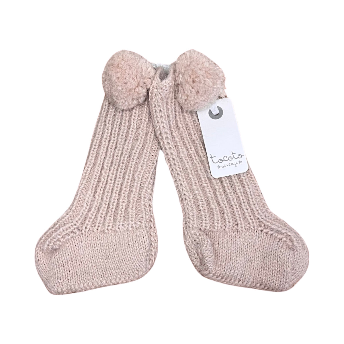 Tocoto Vintage Wool Socks Little White Sneakers