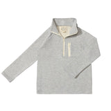 Me & Henry - Grey Picket Zip-Up Top