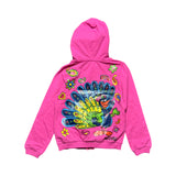 Moschino Pink Zip-Up Hoodie