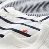 Petit Bateau Set of 3 Onesies - Iconic Blue Stripe