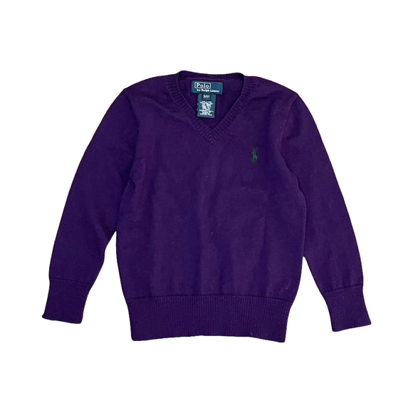 Ralph Lauren Purple Wool Sweater
