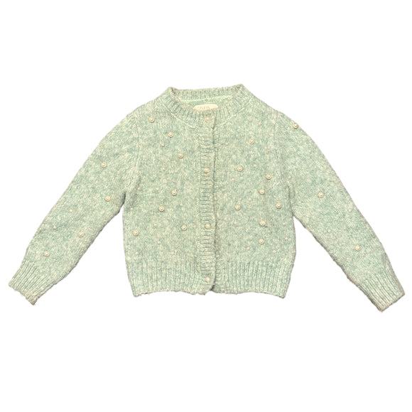 Zara Girls Cardigan With Pearls