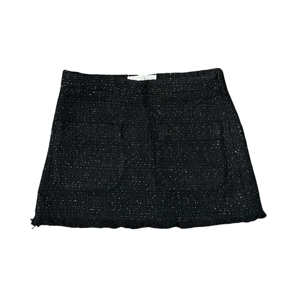 Zara Black Tweed Skirt