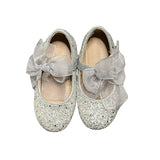 Kiderence Silver Sparkle Shoes