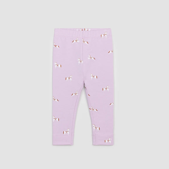Miles The Label - Filly Print on Orchid Terry Leggings