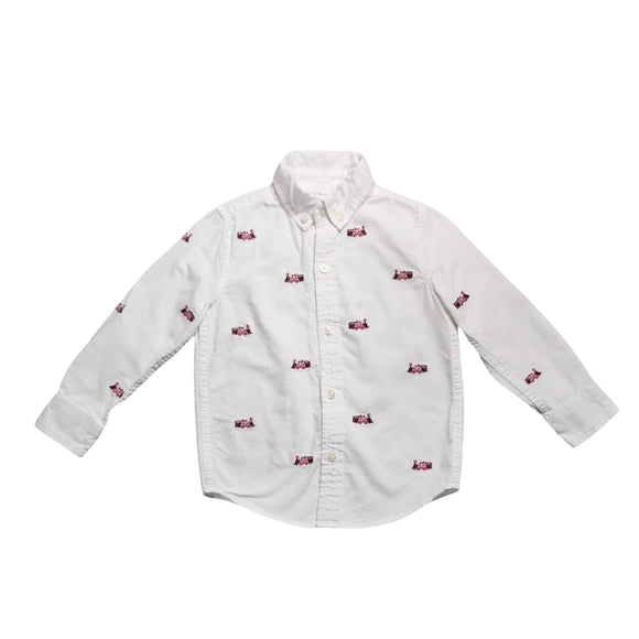 Janie and Jack Embroidered Train Shirt