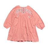 Louise Misha Pink Embroidered Dress