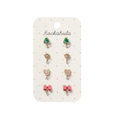 Rockahula Jolly Christmas Clip On Earrings