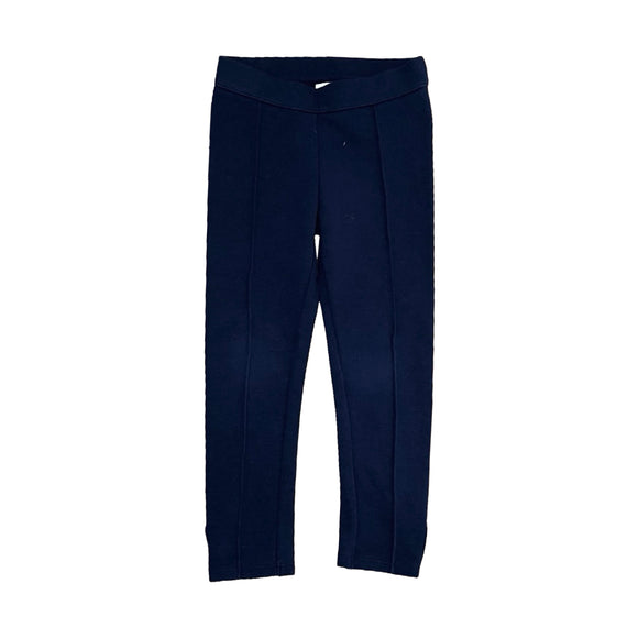 Janie and Jack Navy Button Cuff Ponte Pant