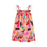 Kukukid Abstract Print Dress