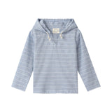 Me & Henry St. Ives Woven Top - Chambray Plaid