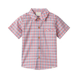 Me & Henry Newport Woven Shirt - Red/Blue