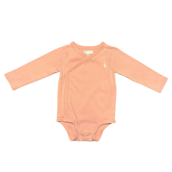 Ralph Lauren Baby Girls Pointelle Cotton Onesie