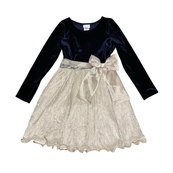 Iris & Ivy Navy/Gold Dress