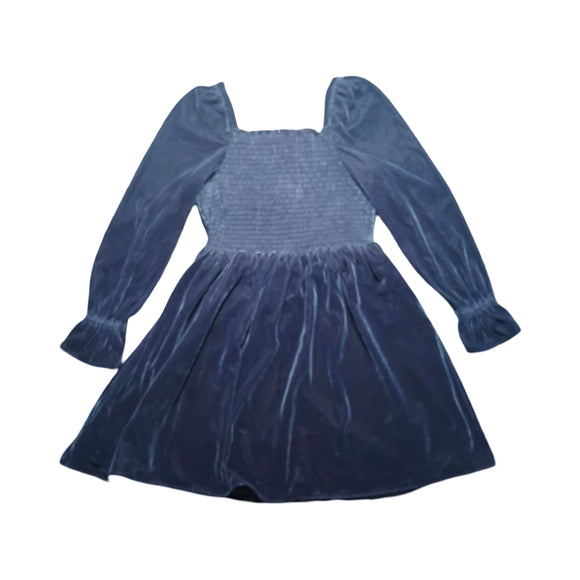 Janie and Jack Navy Velvet Dress