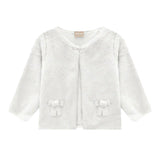 Milon Faux Fur Bow Coat - Ivory