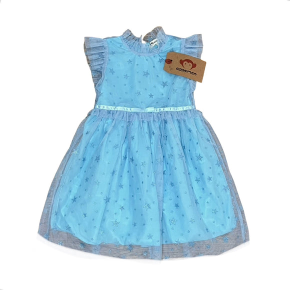 Appaman Star Tulle Dress - Blue