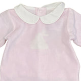 Jacadi Pink Velvet Bunny One-Piece