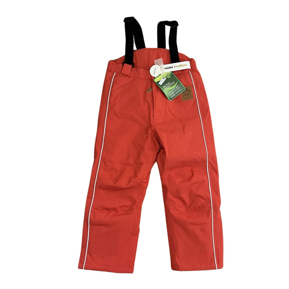 Mini Rodini Red Snow Pants