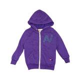 Aviator Nation Purple Zip-Up Hoodie