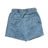 Zara Embroidered Denim Shorts
