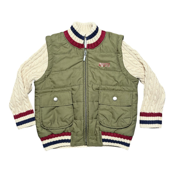 Roots Kids Knit Sweater with Faux Vest