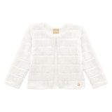 Milon Off White Faux Fur Coat