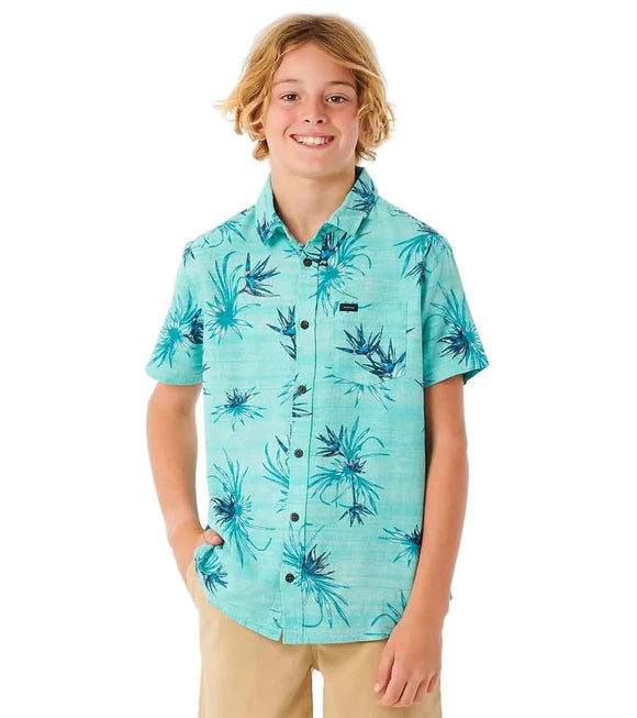 Ripcurl Party Pack SS Shirt in Aqua- Boy