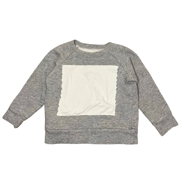 Mini Mioche White Square Sweatshirt