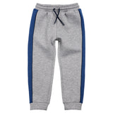 Miles The Label Grey Mix and Blue Stripe Scuba Knit Joggers