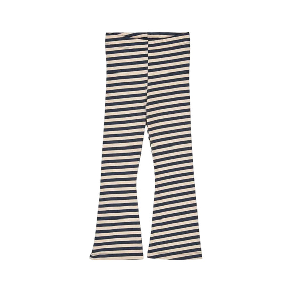 Müsli Oak/Night Blue Striped Flared Pants