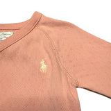 Ralph Lauren Baby Girls Pointelle Cotton Onesie