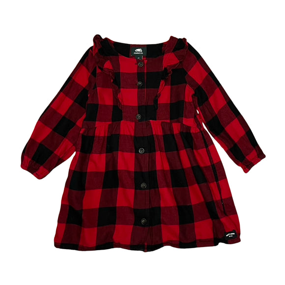Roots Buffalo Check Flannel Dress