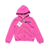 Moschino Pink Zip-Up Hoodie