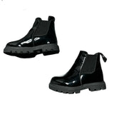 Native Glossy Black Boots