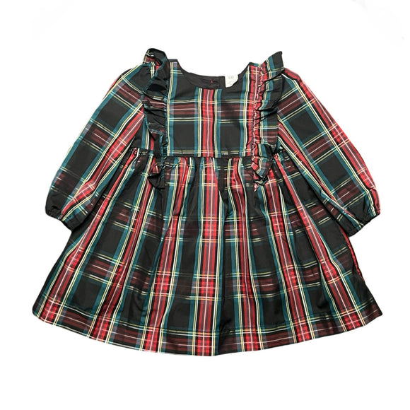Gap Plaid Tafetta Dress