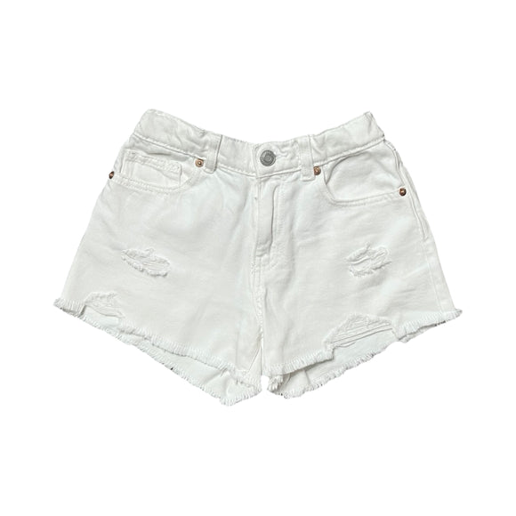 Zara White Jean Shorts