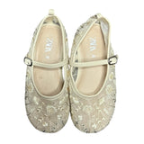 Zara Embroidered Ballet Flats
