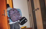 Herschel Heritage Backpack Youth -Scribble Leopard Sachet Pink