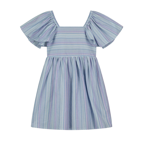 Vignette Hallie Dress - Lavender Stripe