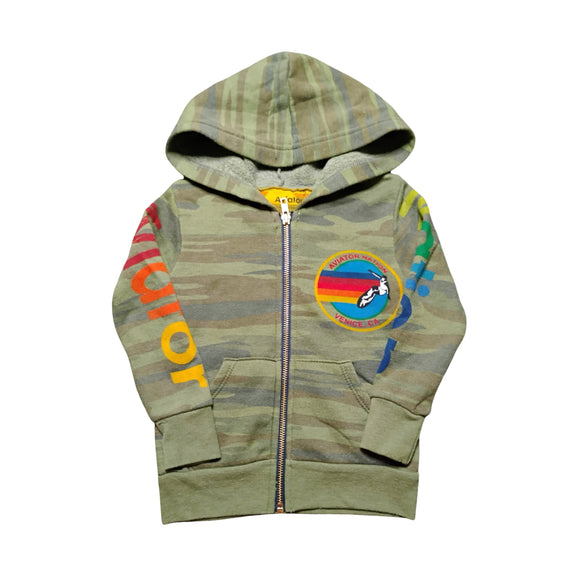 Aviator Nation Camo Zip-Up Hoodie