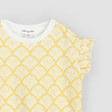 Miles The Label - Canary Beachcomber Print Sleeveless Girls' Sweatshirt