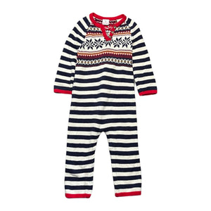 Hanna Andersson Red Knit Onesie