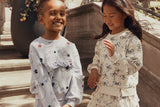 Miles The Label Locket Print on Ivory Tiered Skirt