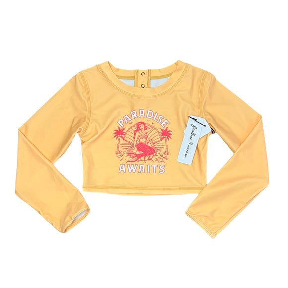 Feather 4 Arrow Aloha Crop Rashguard - Paradise