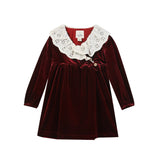 Vignette Carol Dress - Red Velvet