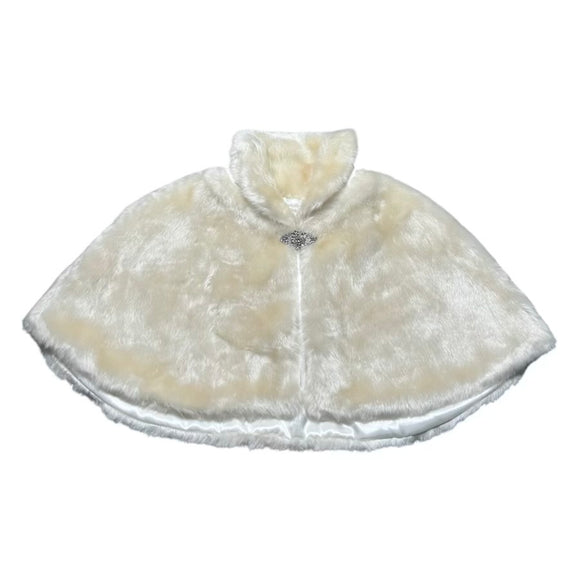 Monsoon Faux Fur Collared Shrug
