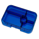 Yumbox Tapas with 5 Compartment Clear Blue Color Tray
