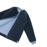 Klok Kids Double-Layered Zip Cardigan - Ocean