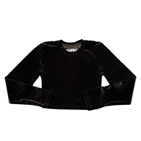 KatieJ NYC Velvet Shirt